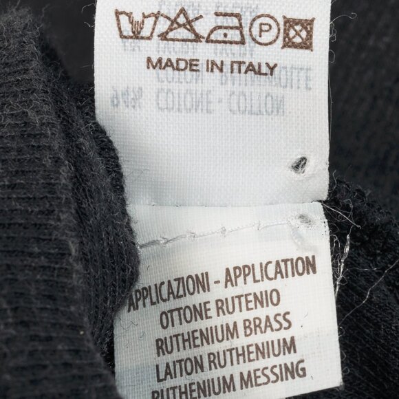 Brunello Cucinelli Grey Cotton-Knit Monili-Bead Pullover - Picture 9 of 10